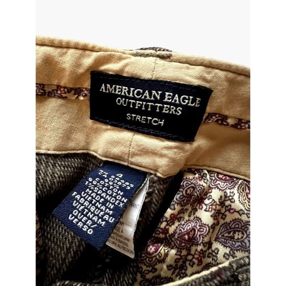 Y2K Vintage late 90s American Eagle outfitters Plaid Pants Women's Size 4 - Picture 5 of 9